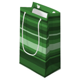 Grüne Streifen Kleine Geschenktüte