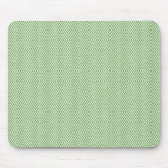 Grüne Streifen-Kürbismuster Mousepad (Vorne)