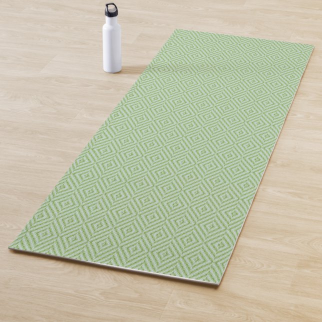 Grüne Streifen-Kürbismuster Yogamatte (Beispiel)