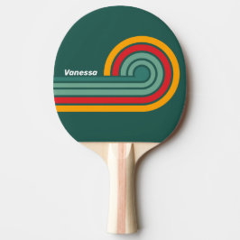 Grüne Streifen mit Namen Tischtennis Schläger