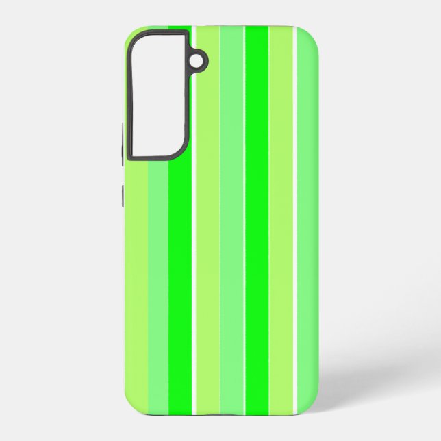 Grüne Streifen Samsung Galaxy Hülle (Rückseite)