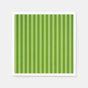 Grüne Streifen Weihnachten Serviette