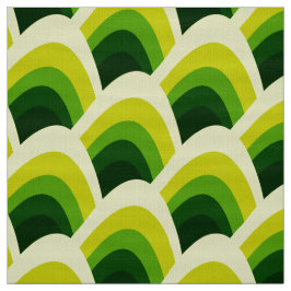 Grüne, stylische 70er Jahre Retro-Mod-Stoff Stoff