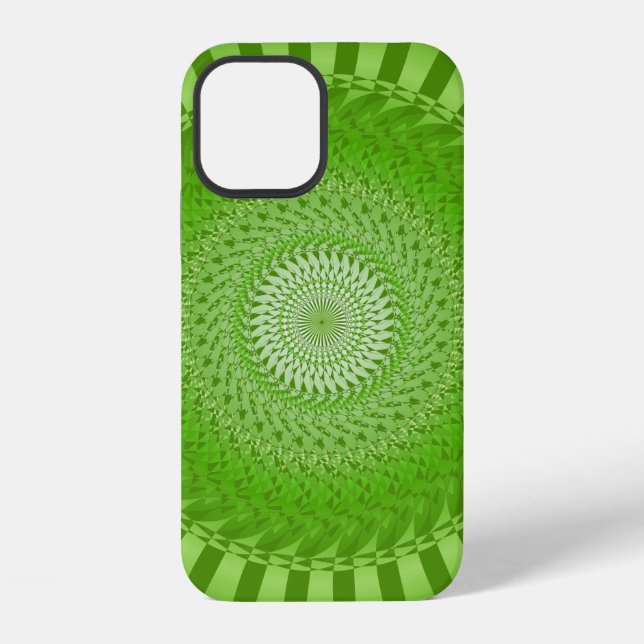 Grüne Sun Mandala Case-Mate Samsung Galaxy Hülle iPhone Hülle (Rückseite)