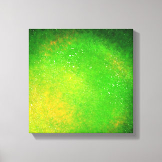 Grüne Supernova - lebhafte Canvas Print Leinwanddruck