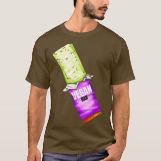Grüne Süßigkeiten Vegan Bar für Vegetarier und Veg T-Shirt
