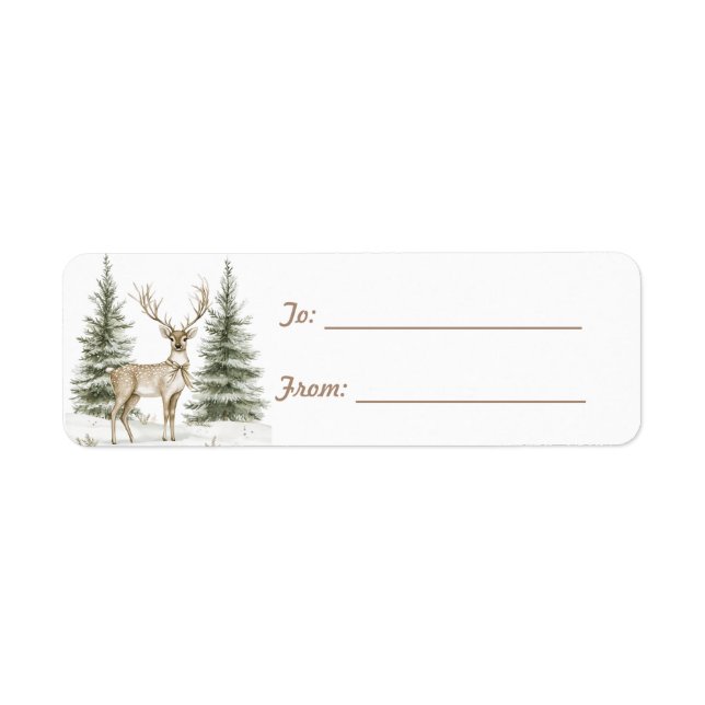 Grüne Tannenzapfen Hirsch Weihnachten (Vorne)