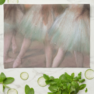 Grüne Tänzerinnen von Edgar Degas, Vintage Ballett Geschirrtuch
