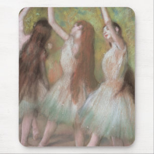 Grüne Tänzerinnen von Edgar Degas, Vintage Ballett Mousepad