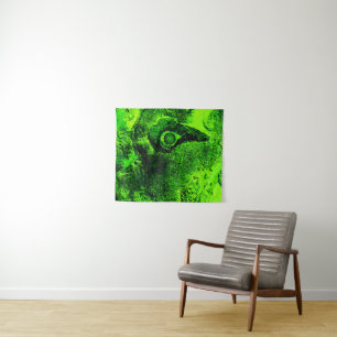 grüne Tapete in Sicht Wandteppich