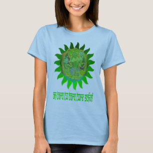 Grüne Tara-Yoga-Spitze T-Shirt