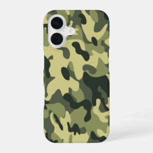 Grüne Tarnung iPhone 16 Hülle