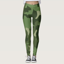 Grüne Tarnung  Leggings