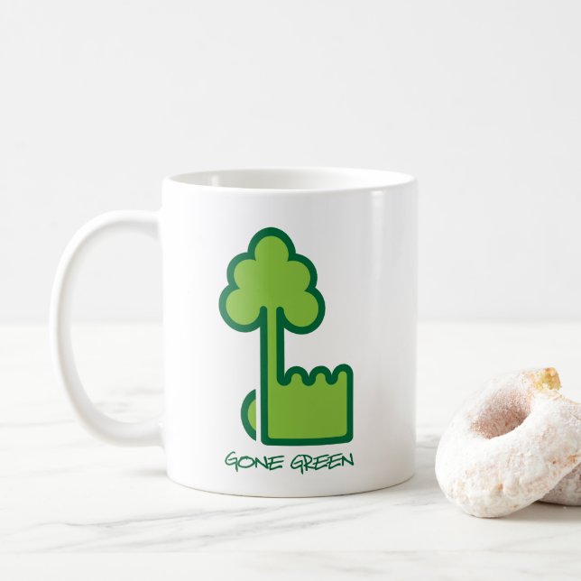 Grüne Tasse (Mit Donut)