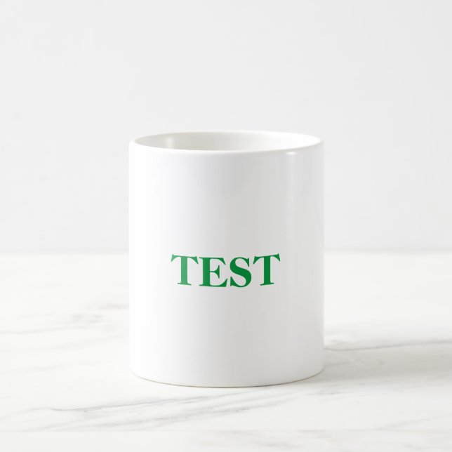 Grüne Tasse testen (Mittel)