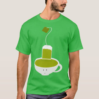 Grüne Teebeutel T-Shirt