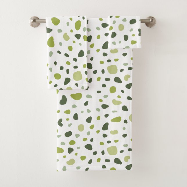 Grüne Terrakotta Badhandtuch Set (Insitu)