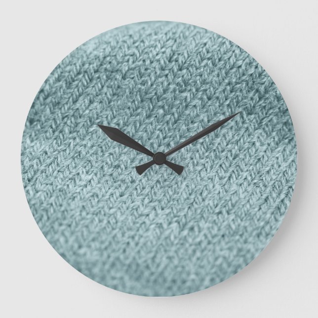 Grüne Textur: Trendy Background Große Wanduhr (Vorderseite)