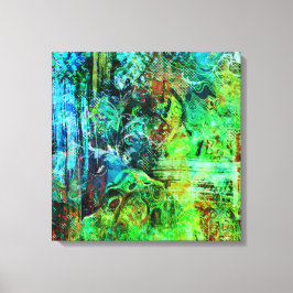 Grüne Texturen Leinwanddruck