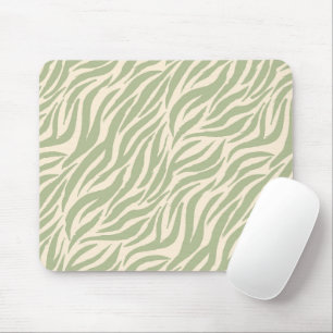 Grüne Tiger Streifen Tiermuster Mousepad