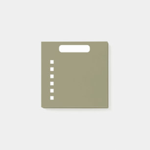 Grüne To-Do-Liste Post-it Klebezettel