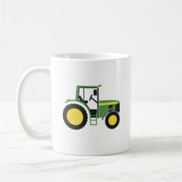 Grüne Traktor-Tasse Tasse