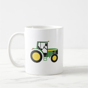Grüne Traktor-Tasse Tasse