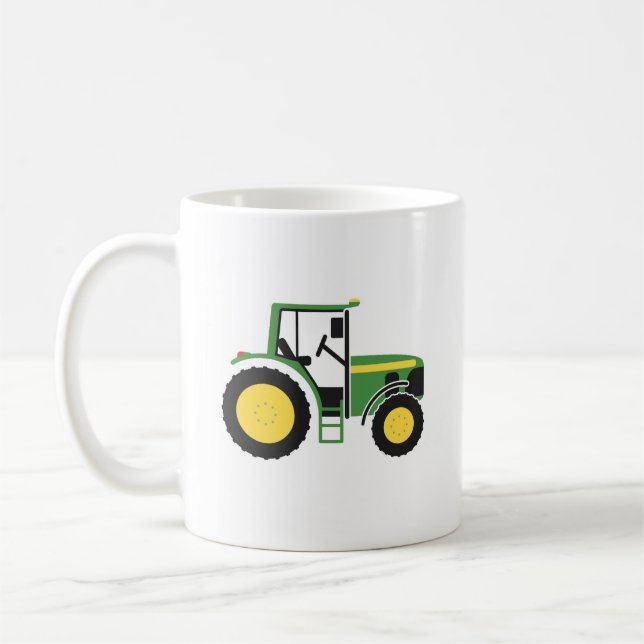 Grüne Traktor-Tasse Tasse (Links)