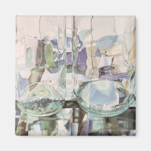 Grüne Transparenz Magnet