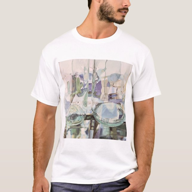 Grüne Transparenz T-Shirt (Vorderseite)