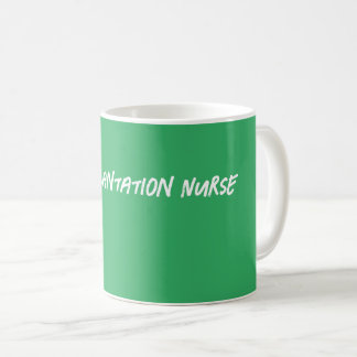 Grüne Transplantation Kaffeetasse