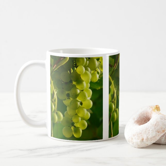 Grüne Trauben für die Tasse (Mit Donut)