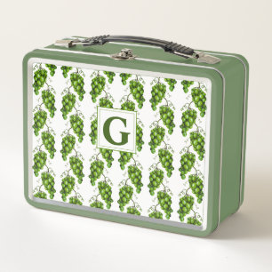 Grüne Trauben-Metal-Lunch Box Metall Brotdose