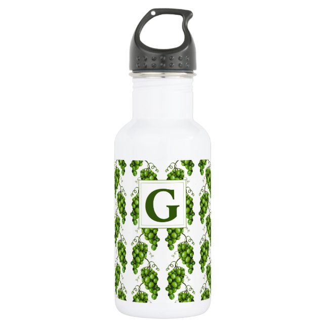 Grüne Trauben Wasserflaschen Edelstahlflasche (Vorderseite)