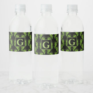 Grüne Trauben Wasserflaschenetiketten Wasserflaschenetikett