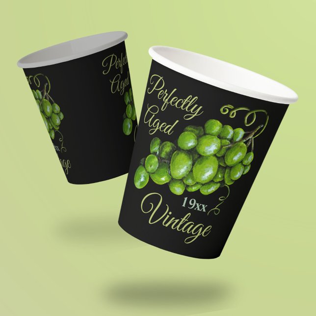 Grüne Traubenpapier-Cup Pappbecher (Von Creator hochgeladen)