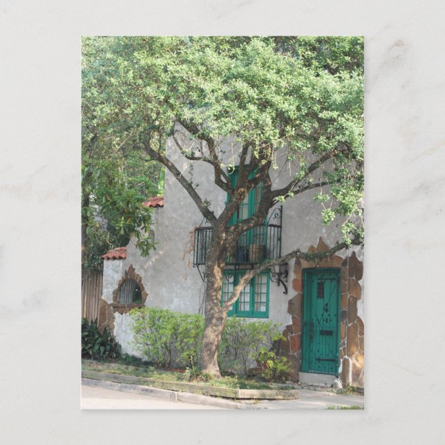 Grüne Tür ©2008 Postkarte (Vorderseite)