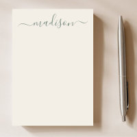 Grüne Typografie in Vintager Schrift