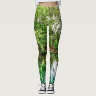 Grüne Überlegungen im Frühjahr Leggings