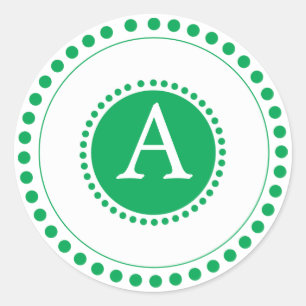 Grüne Umschlag Aufkleber