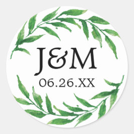 Grüne Umschlag Aufkleber - Gefallen Stickers