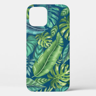Grüne und Aquamarine tropische Palmen Banana Monst Case-Mate iPhone Hülle