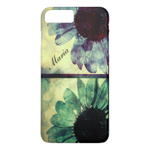 Grüne und blaue Sonnenblumen Art iPhone 7+ Fall Case-Mate iPhone Hülle