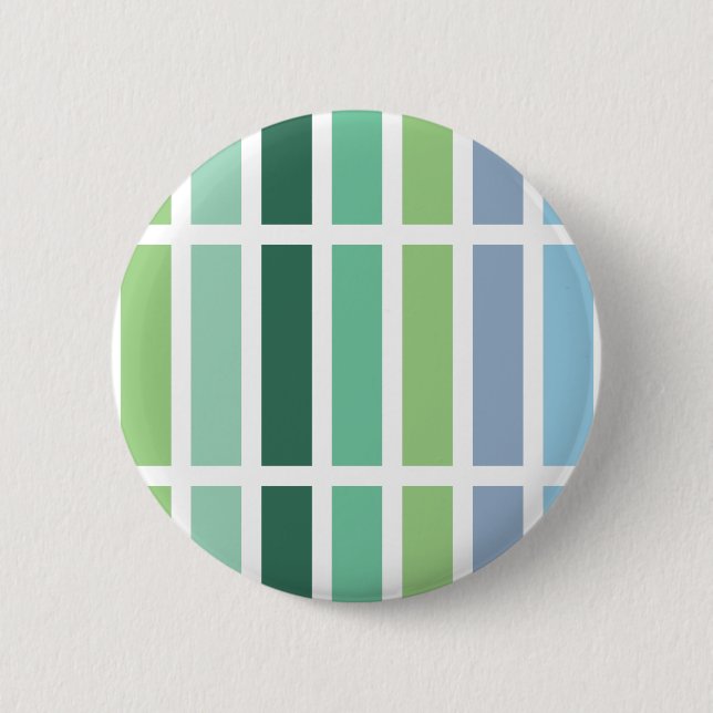 Grüne und blaue Streifen Button (Vorderseite)