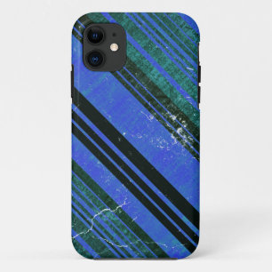 Grüne und blaue Streifen grunge Textur 2 Case-Mate iPhone Hülle