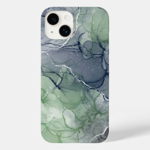 Grüne und blaue Tinte Case-Mate iPhone 14 Hülle