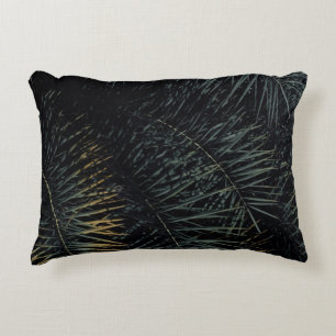 GRÜNE und BROWN-PFLANZE-BLÄTTER Dekokissen