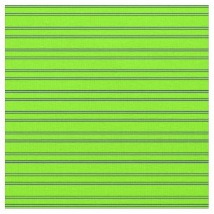 Grüne und dunkelblaue Linien Stoff