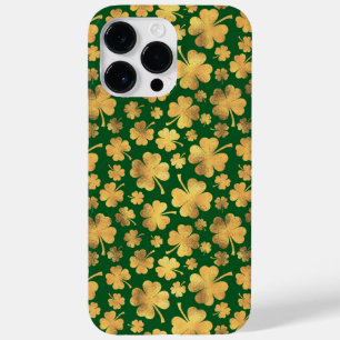 GRÜNE UND GOLD IRISCHE KLEEBLÄTTER Case-Mate iPhone 14 PRO MAX HÜLLE