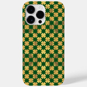 GRÜNE UND GOLD IRISCHE KLEEBLÄTTER Case-Mate iPhone 14 PRO MAX HÜLLE
